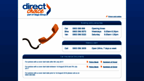 What Directchoice.com website looked like in 2019 (4 years ago)