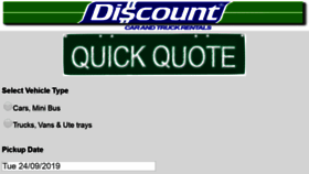 What Discountcar.com.au website looked like in 2019 (4 years ago)