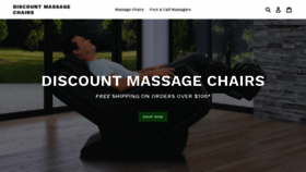 What Discountmassagechairs.com website looked like in 2019 (4 years ago)