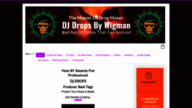 What Djdropsbywigman.com website looked like in 2019 (4 years ago)