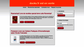 What Docks.fr website looked like in 2019 (4 years ago)