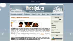 What Doilei.ro website looked like in 2019 (4 years ago)