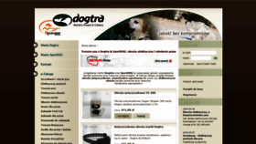 What Dogtra.pl website looked like in 2019 (4 years ago)