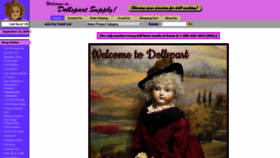 What Dollspart.com website looked like in 2019 (4 years ago)