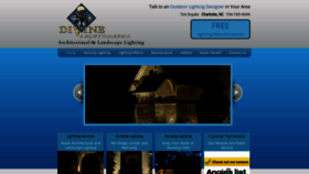 What Divinelightscapes.com website looked like in 2019 (4 years ago)