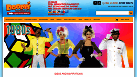 What Doodysfancydress.co.uk website looked like in 2019 (4 years ago)