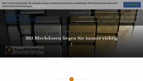 What Dosenwelten.de website looked like in 2019 (4 years ago)