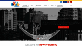 What Downtownstl.org website looked like in 2019 (4 years ago)