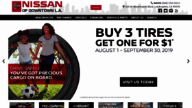 What Downtownnissan.com website looked like in 2019 (4 years ago)