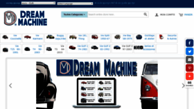What Dream-machine.fr website looked like in 2019 (4 years ago)