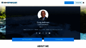 What Dougdebruyn.com website looked like in 2019 (4 years ago)