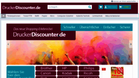 What Druckerdiscounter.de website looked like in 2019 (4 years ago)