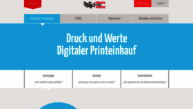 What Druckundwerte.de website looked like in 2019 (4 years ago)