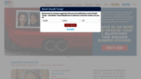What Democracyforamerica.com website looked like in 2019 (4 years ago)