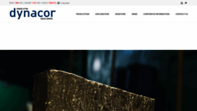 What Dynacorgold.com website looked like in 2019 (4 years ago)