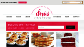 What Divascancook.com website looked like in 2019 (4 years ago)