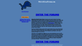 What Detroitlionsforum.com website looked like in 2019 (4 years ago)