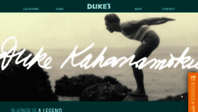 What Dukesrestaurants.com website looked like in 2019 (4 years ago)