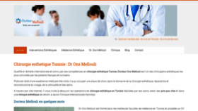 What Docteur-mellouli.com website looked like in 2019 (4 years ago)