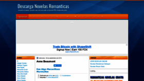 What Descarganovelasromanticas.blogspot.com.es website looked like in 2019 (4 years ago)