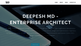 What Deepeshmd.com website looked like in 2019 (4 years ago)