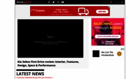 What Drivespark.com website looked like in 2019 (4 years ago)