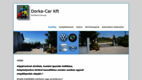 What Dorka-car.hu website looked like in 2019 (4 years ago)
