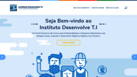 What Desenvolveti.com.br website looked like in 2019 (4 years ago)