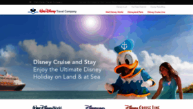What Disneyholidays.co.uk website looked like in 2019 (4 years ago)