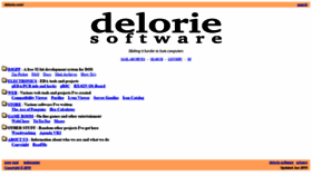 What Delorie.com website looked like in 2019 (4 years ago)