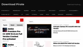 What Downloadpirate.com website looked like in 2019 (4 years ago)