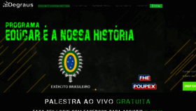 What Degrausconcursos.com.br website looked like in 2019 (4 years ago)
