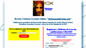 What Defensoresdecristo.com website looked like in 2019 (4 years ago)