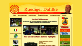 What Dahlke.at website looked like in 2019 (4 years ago)