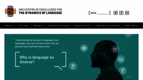 What Dynamicsoflanguage.edu.au website looked like in 2019 (4 years ago)