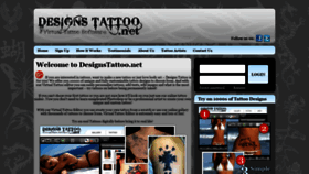 What Designstattoo.net website looked like in 2019 (4 years ago)