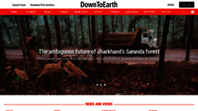 What Downtoearth.org.in website looked like in 2019 (4 years ago)