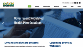 What Dynamichealthsys.com website looked like in 2019 (4 years ago)
