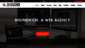 What Diginov.cm website looked like in 2019 (4 years ago)
