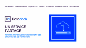 What Data-dock.fr website looked like in 2019 (4 years ago)