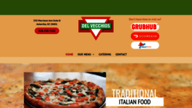 What Delvecchiositalian.com website looked like in 2019 (4 years ago)