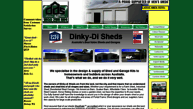 What Dinkydisheds.com.au website looked like in 2019 (4 years ago)
