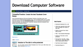 What Downloadcomputersoftware.blogspot.com website looked like in 2019 (4 years ago)