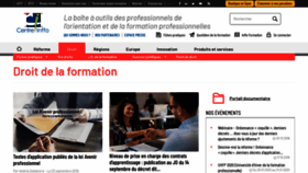What Droit-de-la-formation.fr website looked like in 2019 (4 years ago)