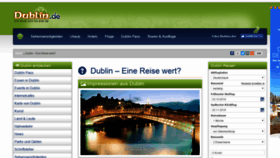 What Dublin.de website looked like in 2019 (4 years ago)