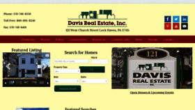 What Davisrealestateinc.com website looked like in 2019 (4 years ago)