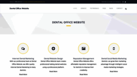What Dentalofficeadvertising.com website looked like in 2019 (4 years ago)