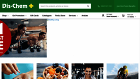 What Dischem.co.za website looked like in 2019 (4 years ago)