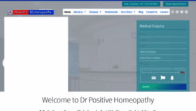What Drpositivehomeopathy.com website looked like in 2019 (4 years ago)