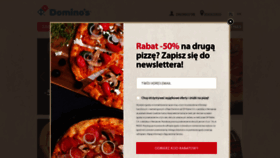 What Dominospizza.pl website looked like in 2019 (4 years ago)